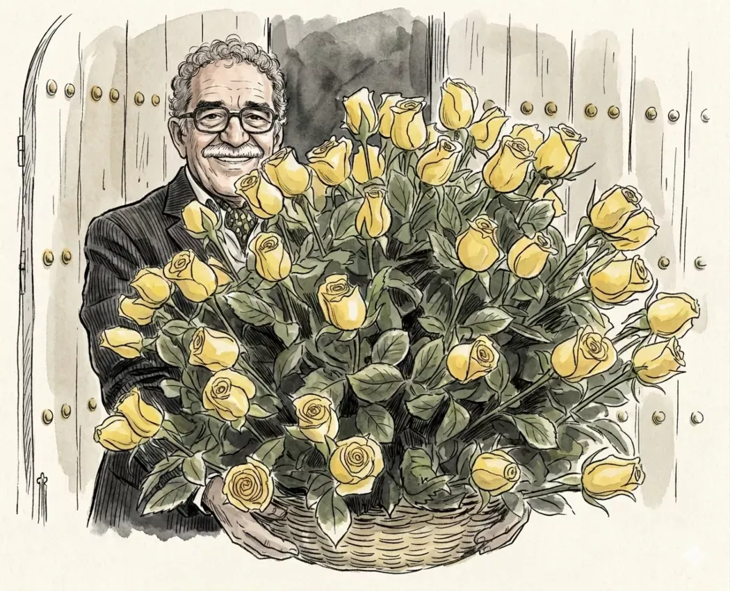 Gabriel García Márquez y las flores amarillas