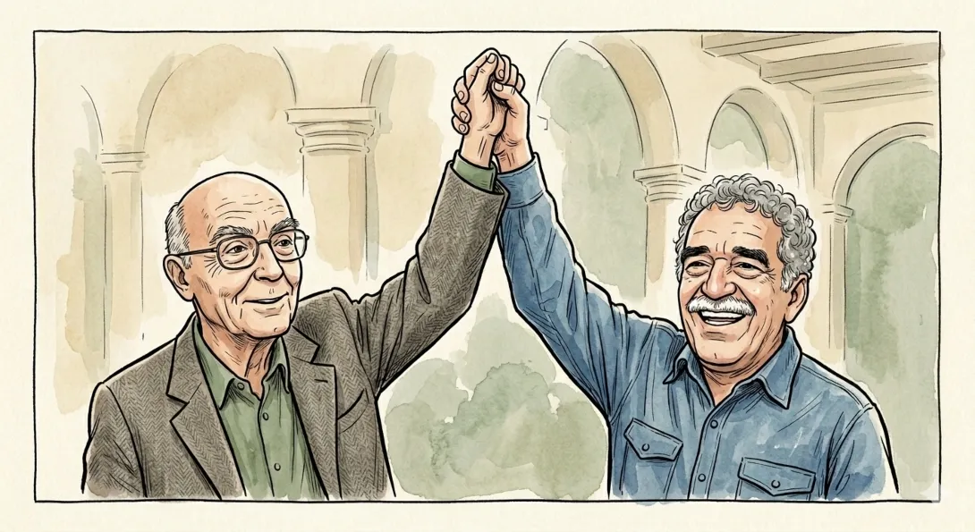 Gabo y Saramago